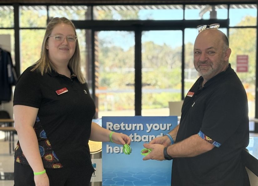 Recycle wristband together